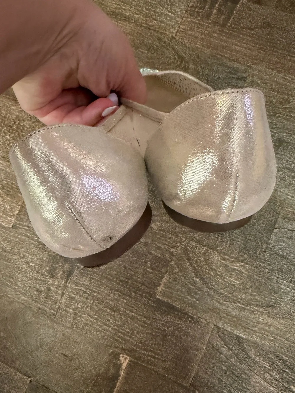 Steve Madden Veloche Beaded Flats Size 8